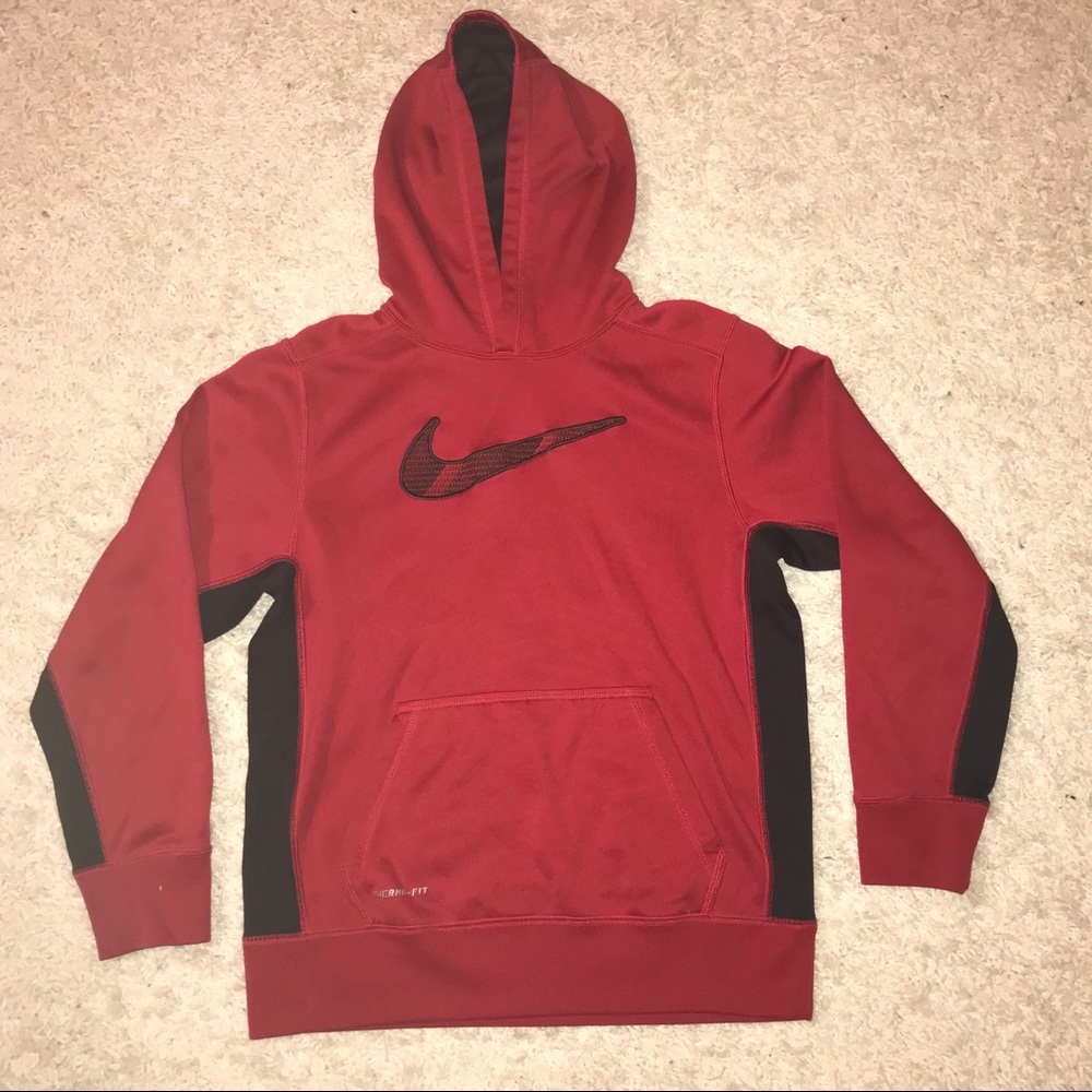 Boys Nike Therma Fit Hoodie Sweatshirt